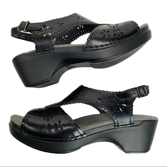 Dansko Sandals Black  EU 40   US Equivalent 9.5 - 10 - Picture 9 of 11